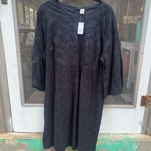 NWT Gap Black Eyelet Dress